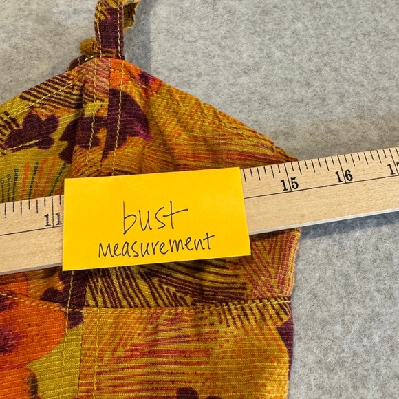 Urban Outfitters Floral Print Mini Dress Cutout Back Sundress Size M - Picture 16 of 16